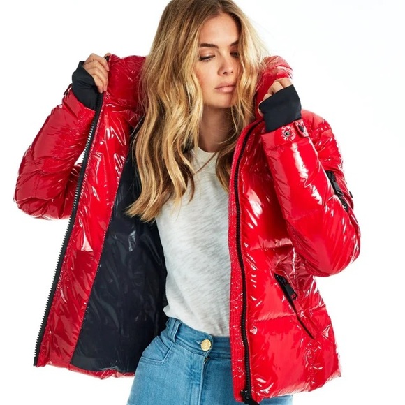 SAM. Girls Freestyle Goose Down Puffer Jacket Fuschia Size 14 - Picture 4 of 13